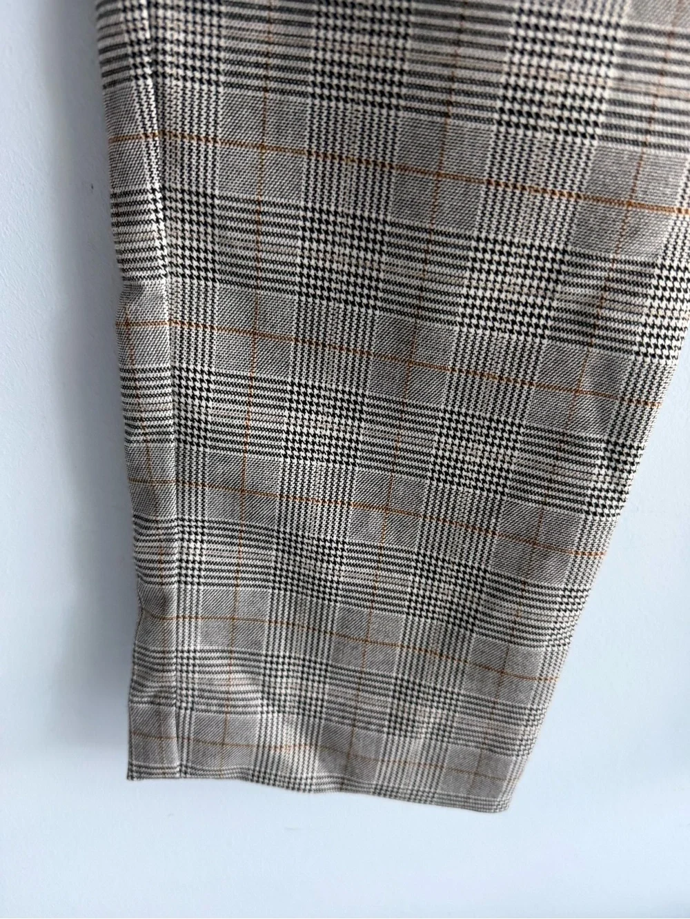 Tommy Hilfiger Women's Gray Plaid Hampton Trouser Pants Size 2